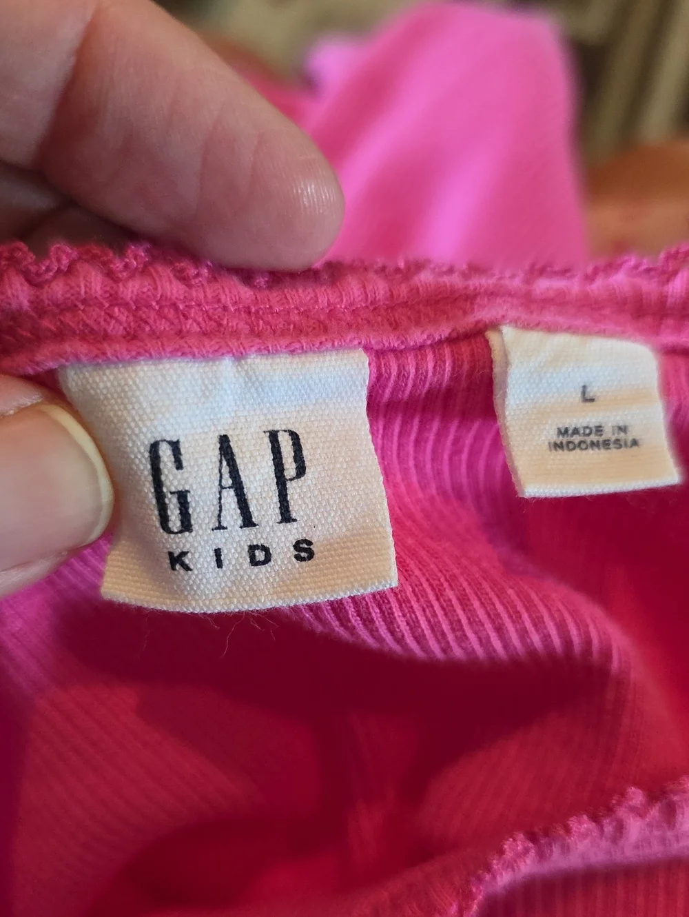 GAP Kids Ribbed Tees Size Large